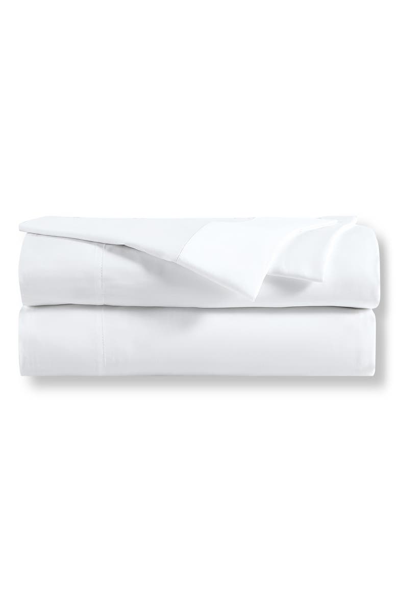 Sunday Citizen Premium Fitted Sheet, Main, color, White