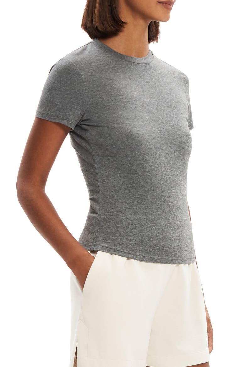 Tiny Apex Organic Pima Cotton T-Shirt, Alternate, color, MELANGE GREY