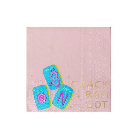 Mahjong Crack Bam Dot Cocktail Napkins