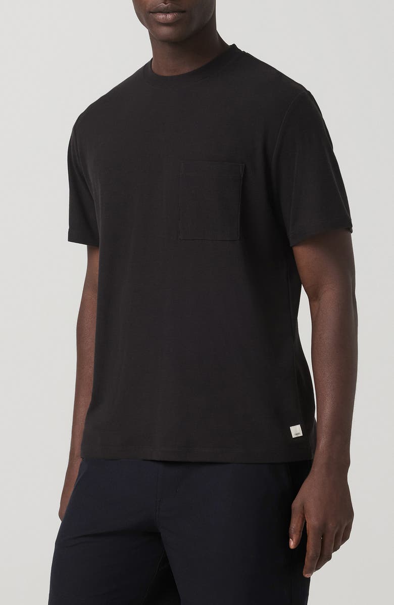 Vuori Micro Waffle Pocket T-Shirt, Alternate, color, Black