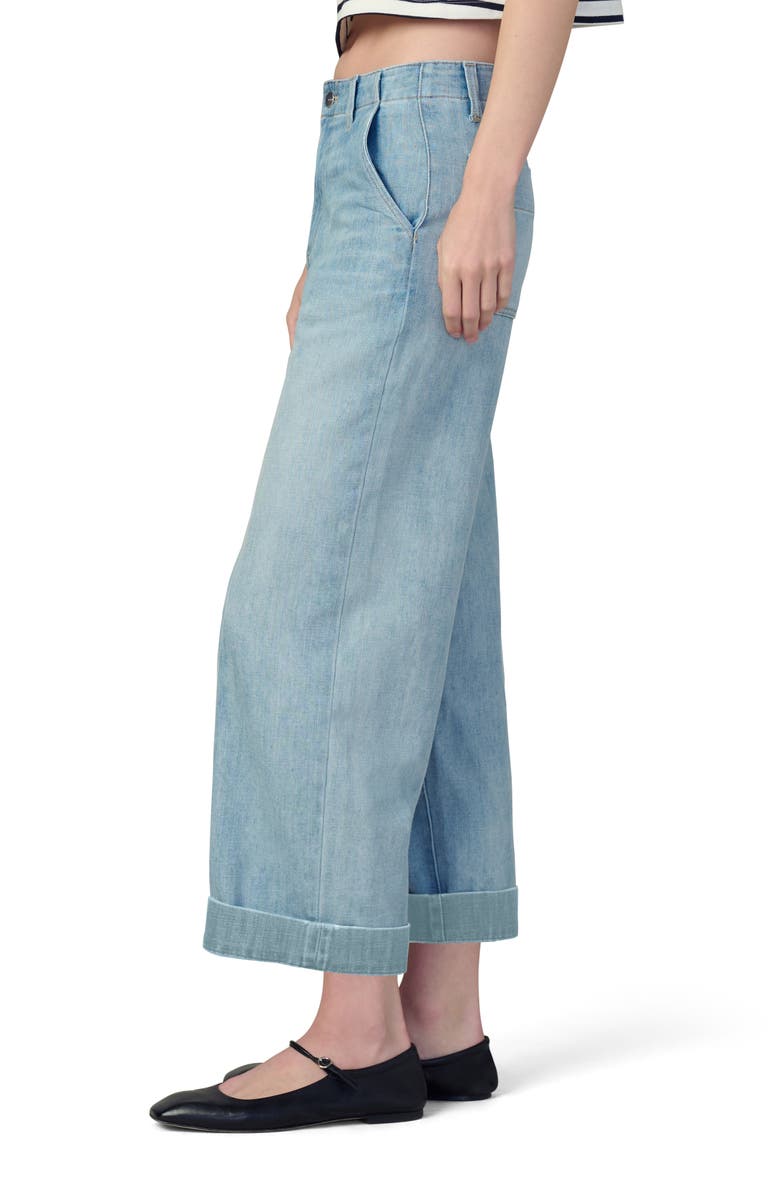 Joe's The Karter High Waist Cuffed Wide Leg Jeans, Alternate, color, Best Days