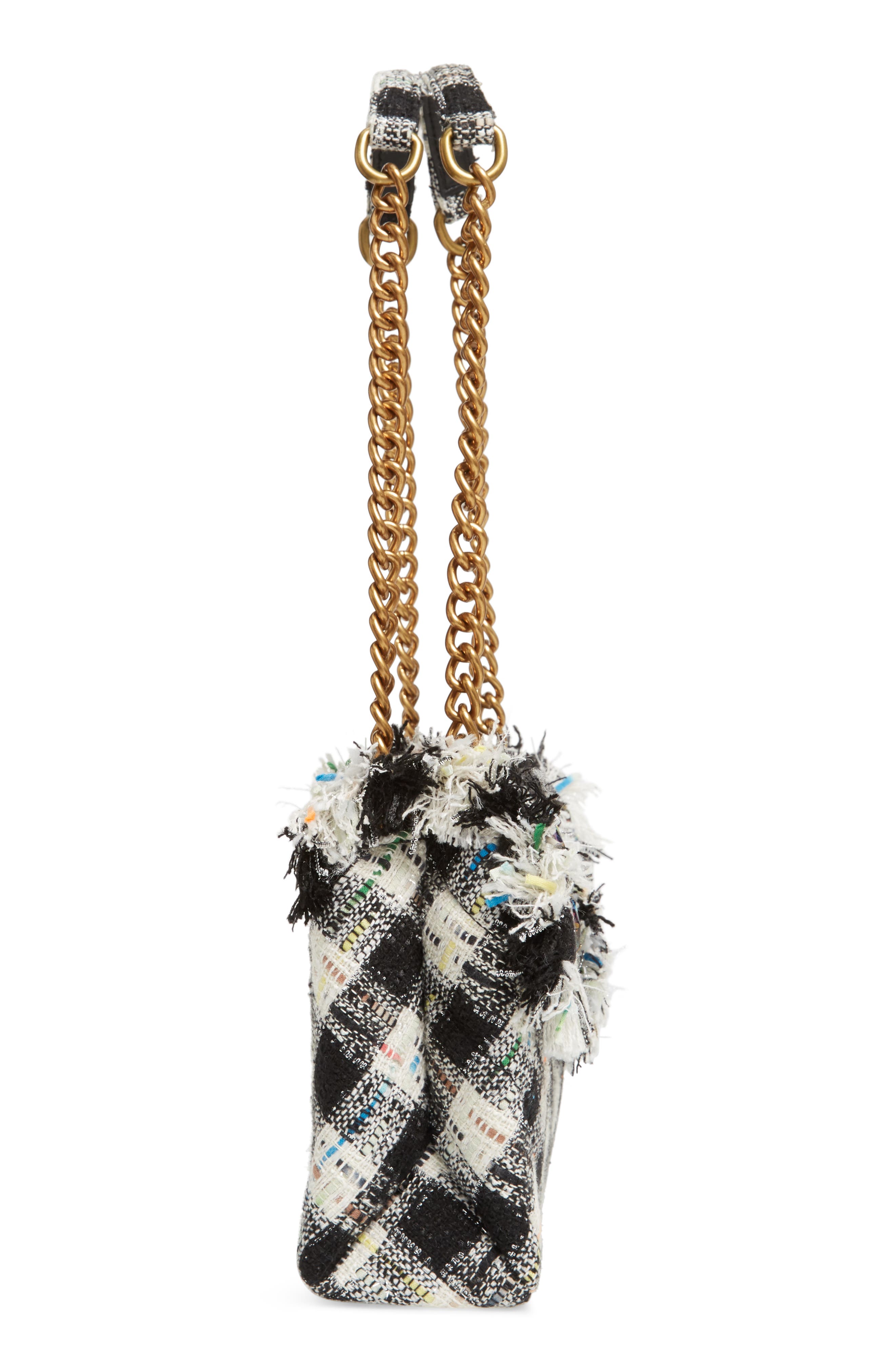 Kurt Geiger London Kensington X Tweed Shoulder Bag, Alternate, color, 