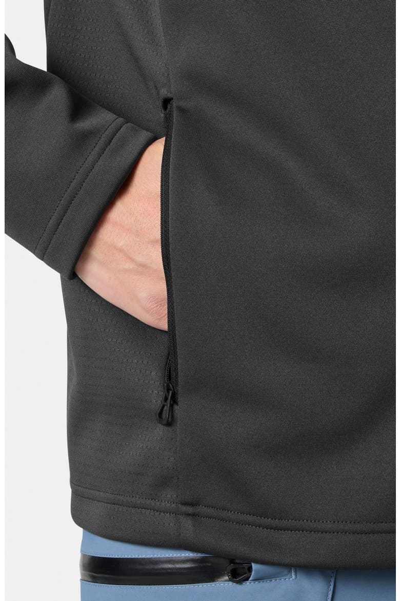 HP Fleece Jacket, Alternate, color, EBONY