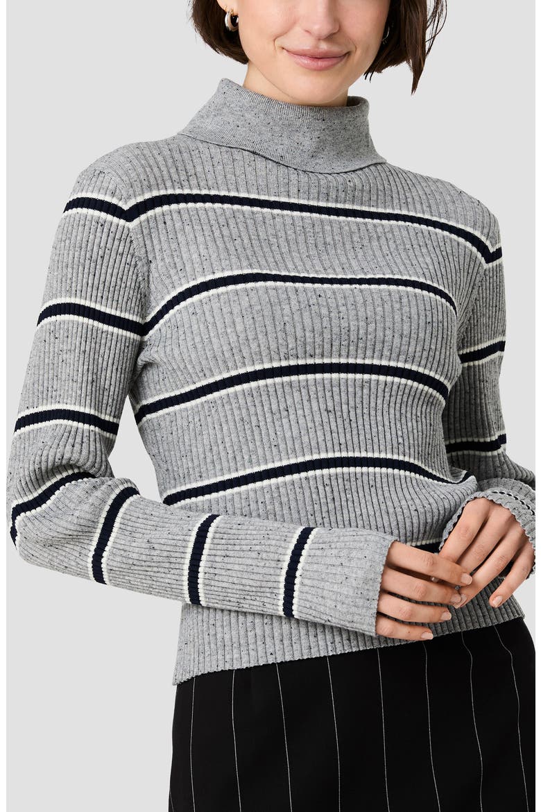 Mason Varsity Striped Turtleneck Sweater, Main, color, MASON KNIT STRIPE