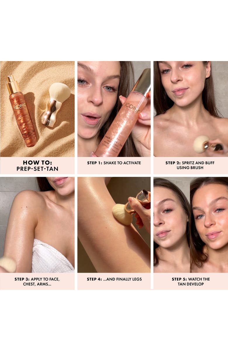 ICONIC LONDON Prep Set Tan Mousse Original Tanning Mist Treatment, Alternate, color, Original