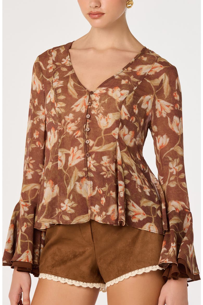 Emmet Top, Main, color, BROWN FLORAL