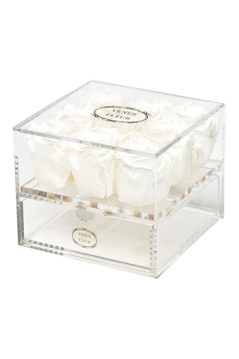 Le Clair Neuf Eternity Roses, Main, color, PURE WHITE