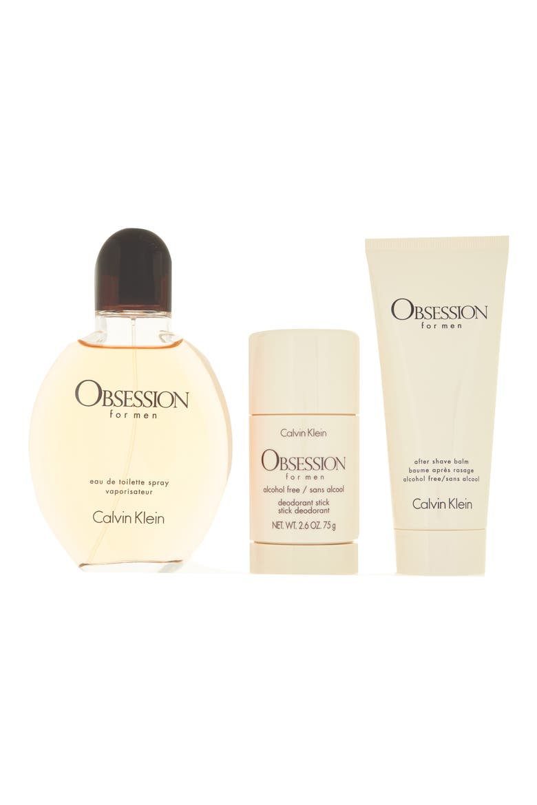 Obsession Eau de Toilette Gift Set, Main, color, BLACK