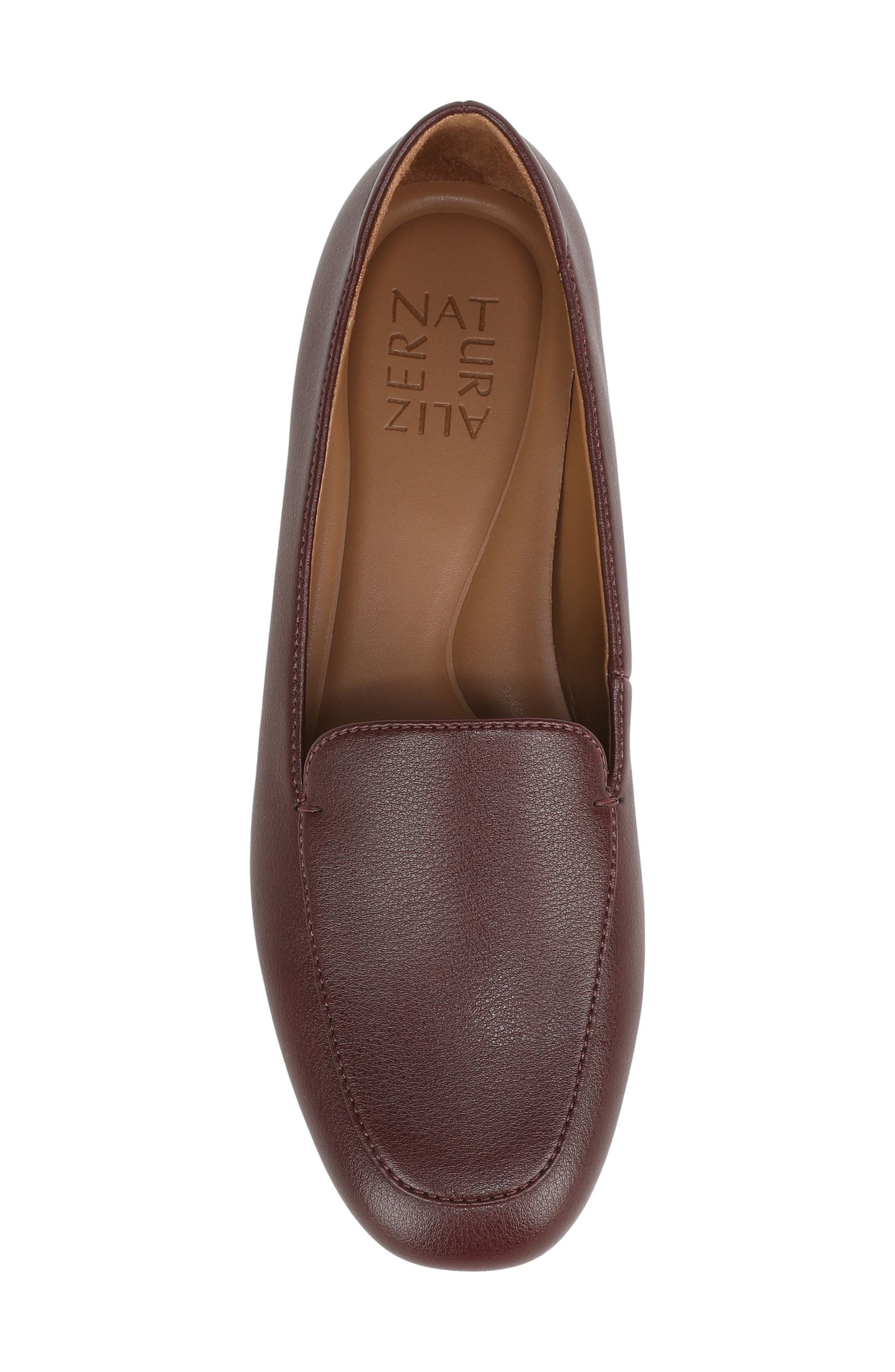 Dahlia Loafer - Wide Width Available, Alternate, color, WINE RED FAUX LEATHER