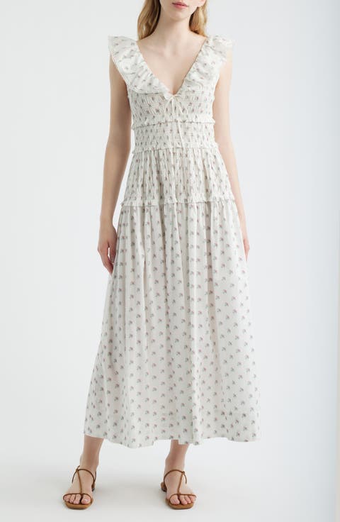Sorina Floral Organic Cotton Dress