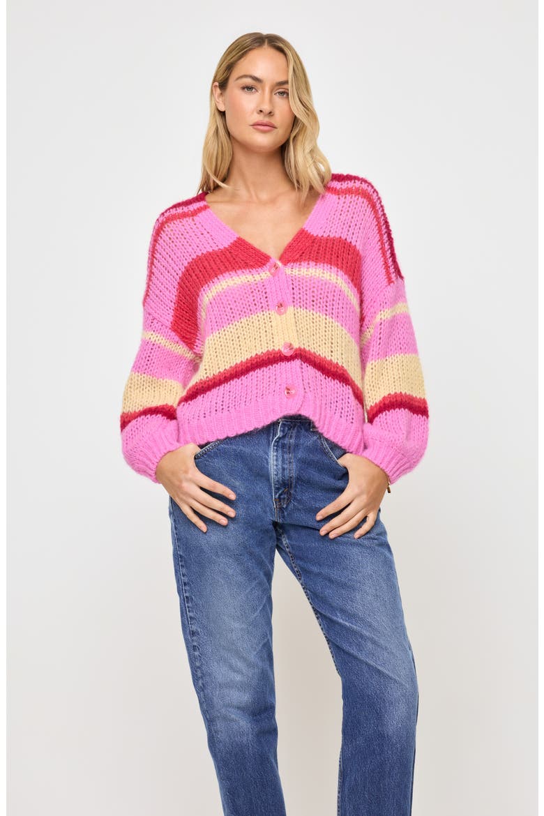 Lido Striped Cardigan, Alternate, color, CATCH SOME RAYS