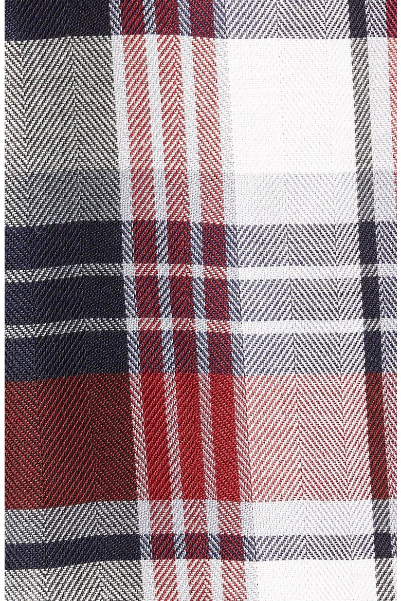 'Nora' Plaid Cotton Shirt, Alternate, color, MARSALA