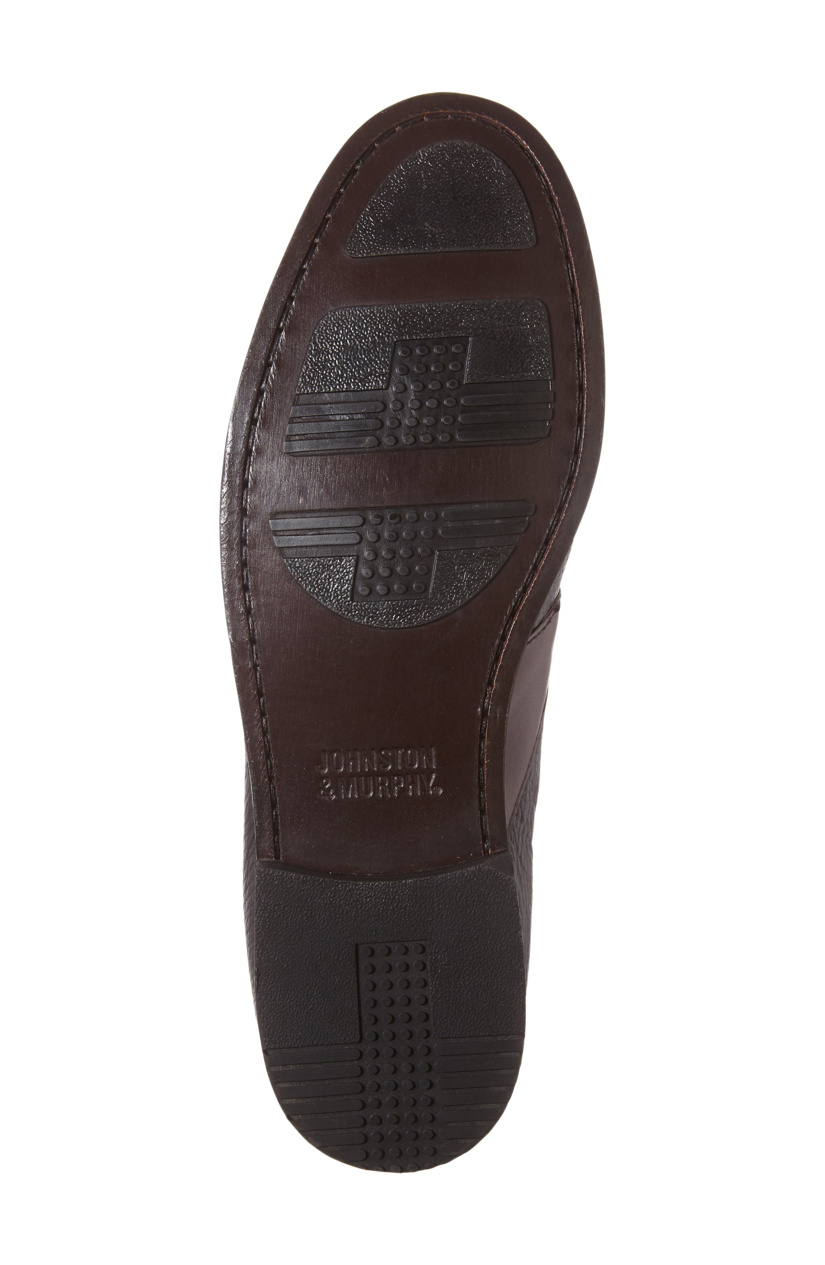 'Aragon II' Loafer, Alternate, color, BLACK SMOOTH/ANTIQUE