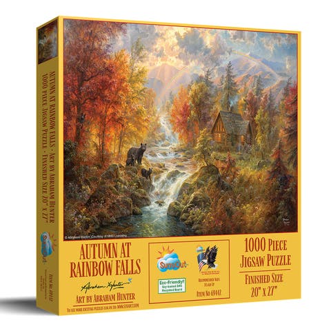 Autumn at Rainbow Falls 1000 piece Jigsaw Puzzle for Adults