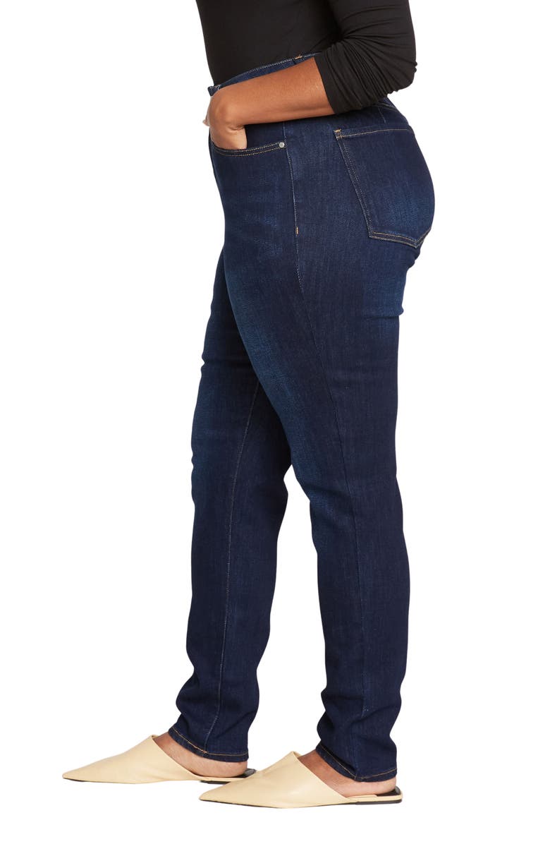 Universal Standard Joni Curve High Waist Slim Jeans, Alternate, color, Midnight Blue