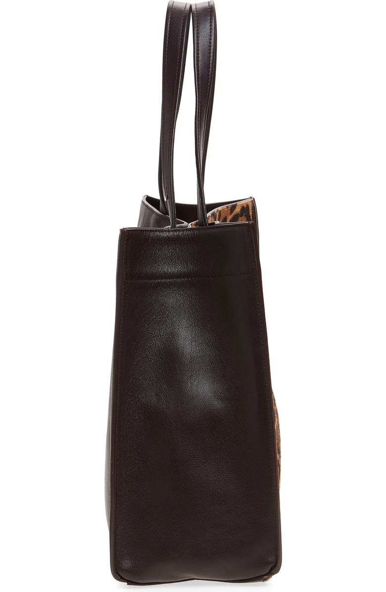 Anya Hindmarch Mortimer Leopard Print Genuine Calf Hair Tote, Alternate, color, Leopard