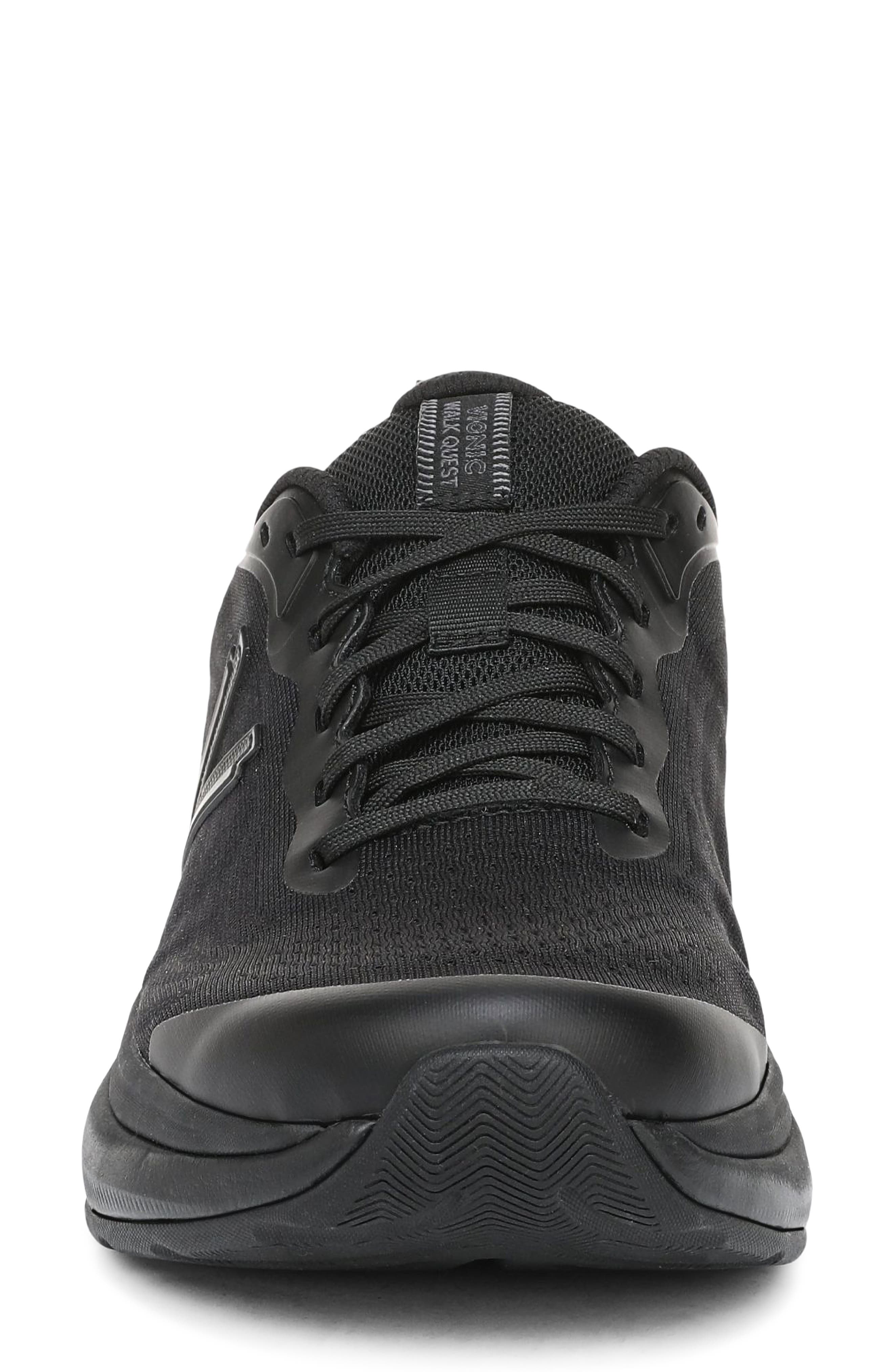 Walk Quest Sneaker, Alternate, color, BLACK/ BLACK