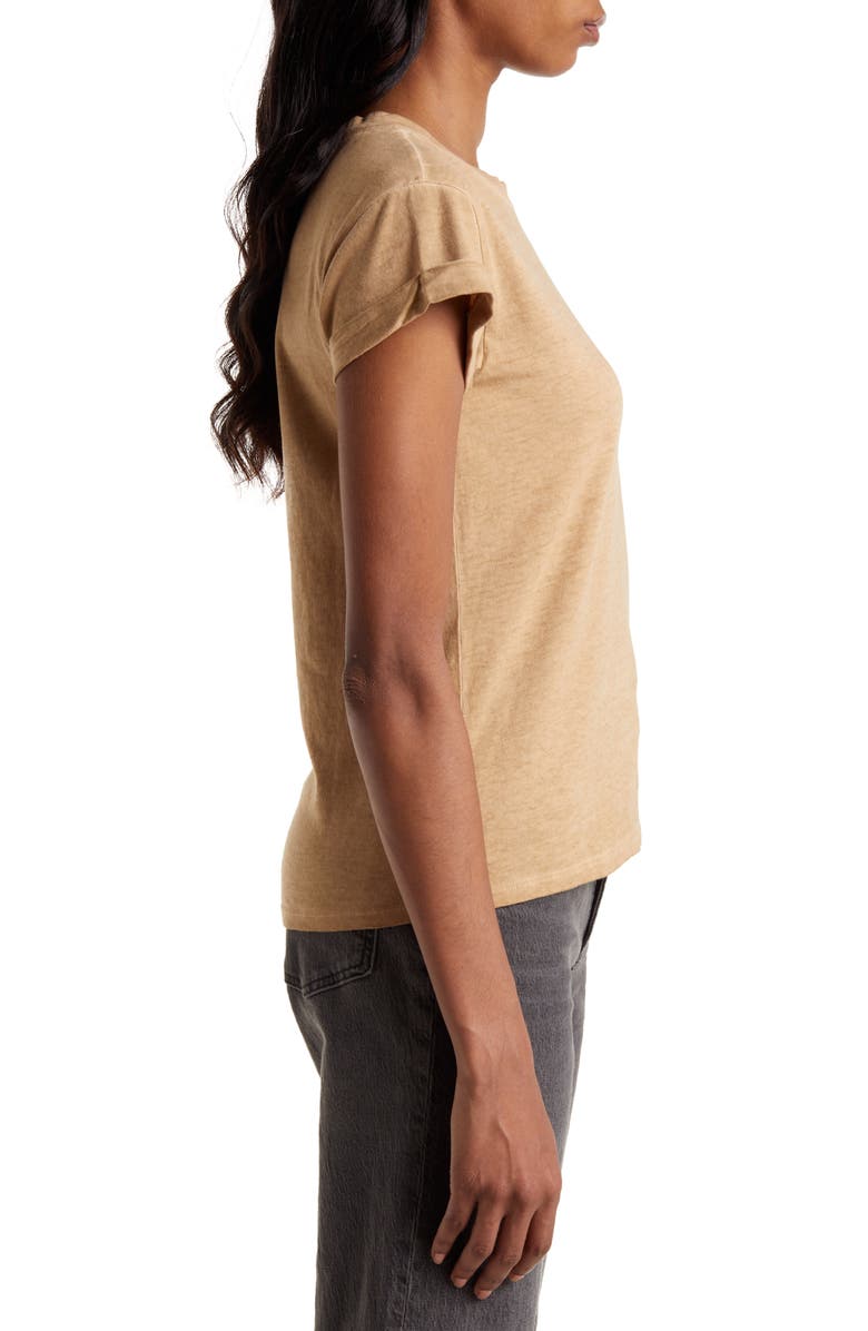 AllSaints Anna Cotton T-Shirt, Alternate, color, Capri Brown