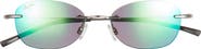 Maui Jim 51mm Polarized Round Sunglasses