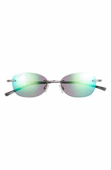 51mm Polarized Round Sunglasses