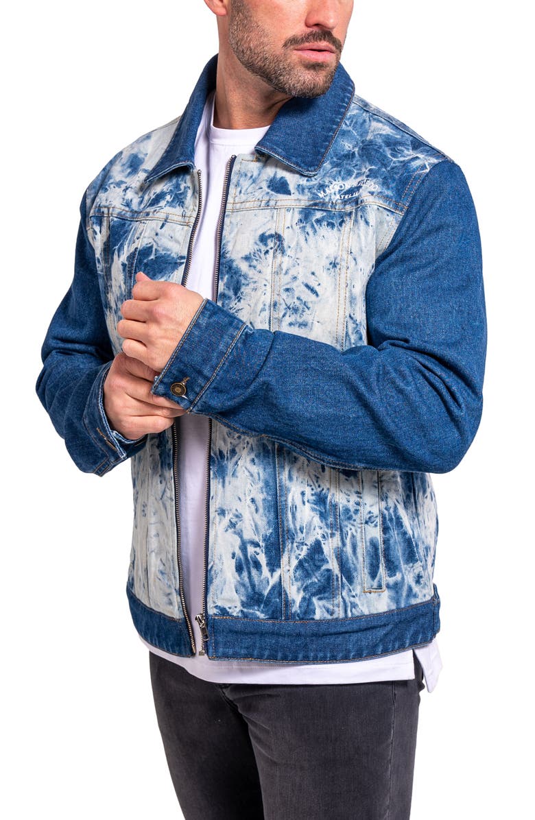 Maceoo Ascension 0007 Denim Jacket, Alternate, color, Blue