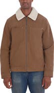 Ben Sherman Faux Shearling Collar Corduroy Jacket