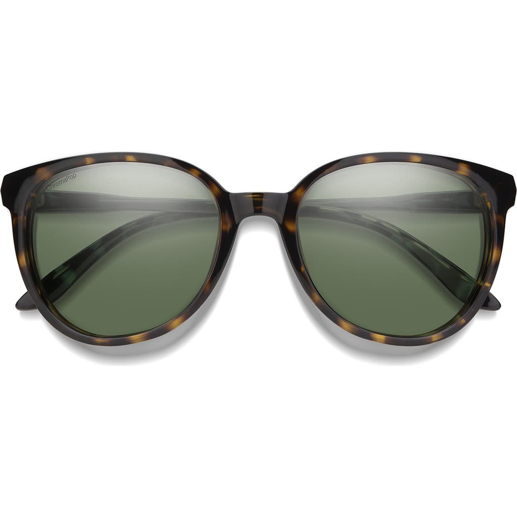 Smith Cheetah 54mm Polarized Round Sunglasses In Black