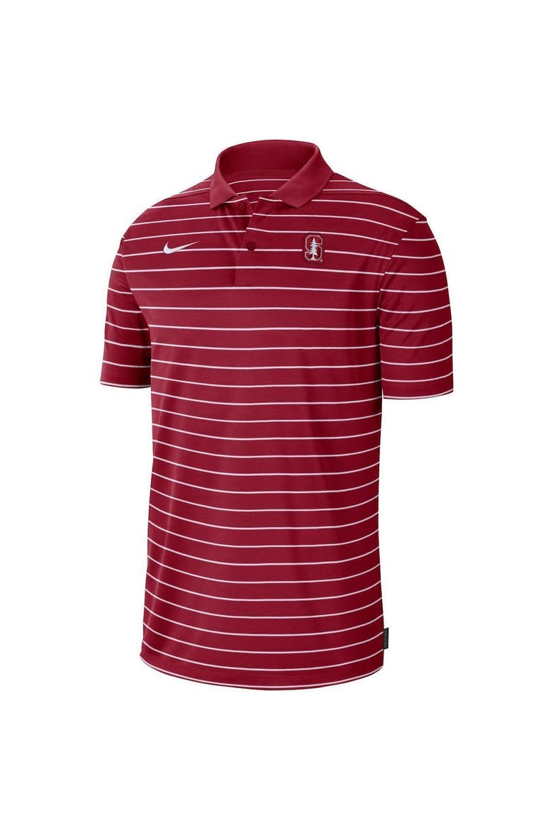 Men's Nike Cardinal Stanford Cardinal Icon Victory Coaches 2023 Early Season Performance Polo, Alternate, color, Cardinal