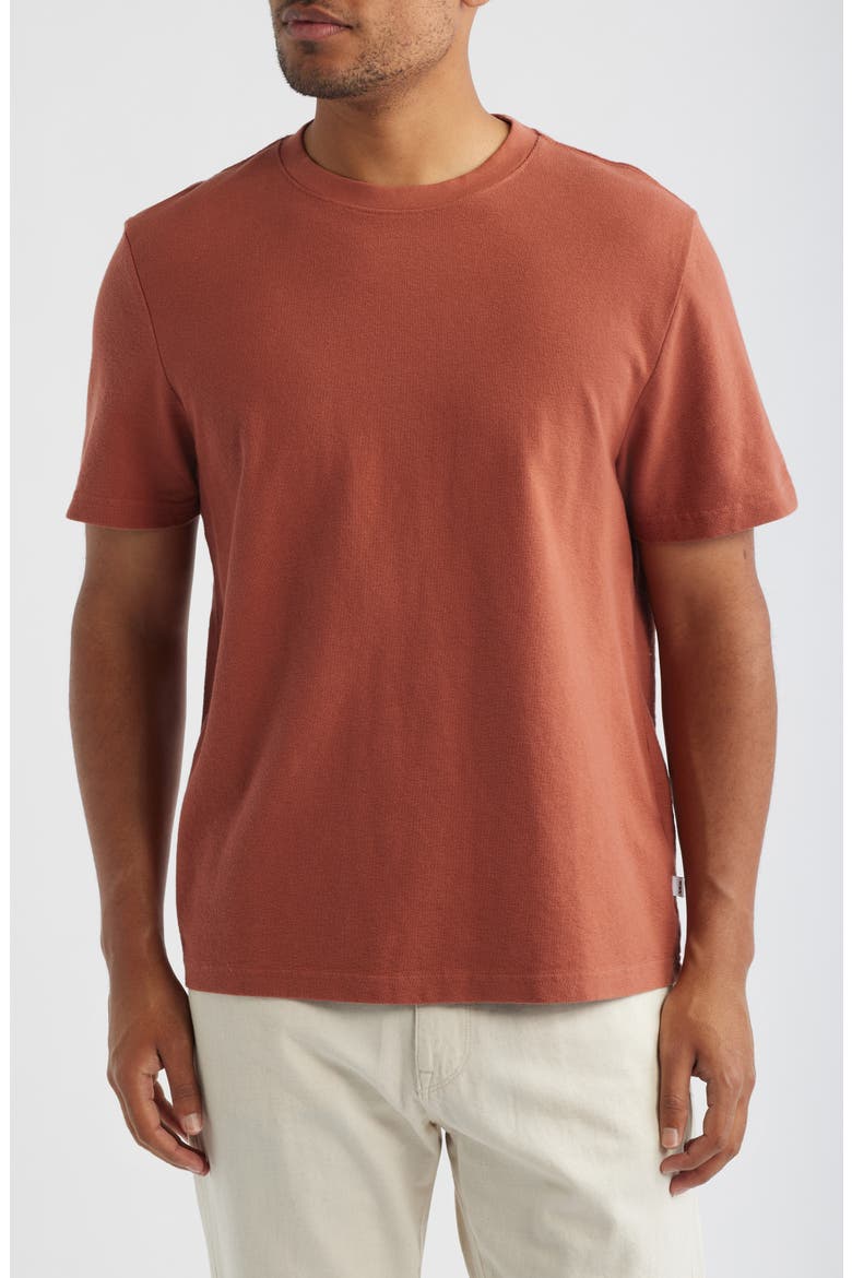 Dean Organic Cotton T-Shirt, Main, color, RUST