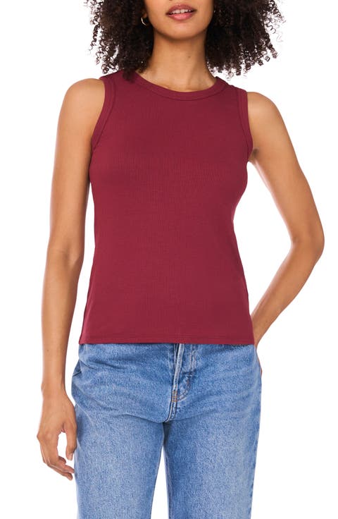 Fitted Ribbed Tank Top