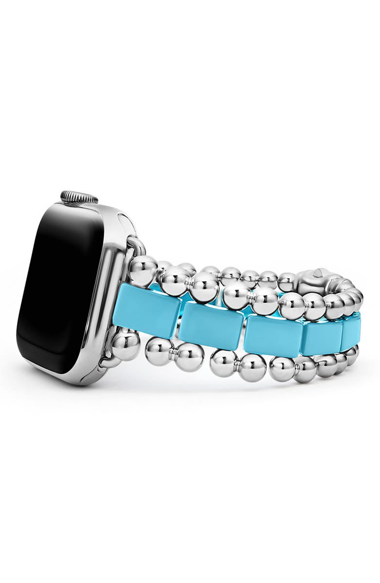 LAGOS Smart Caviar Ceramic Apple Watch<sup>®</sup> Band & Bracelet Set, Alternate, color,