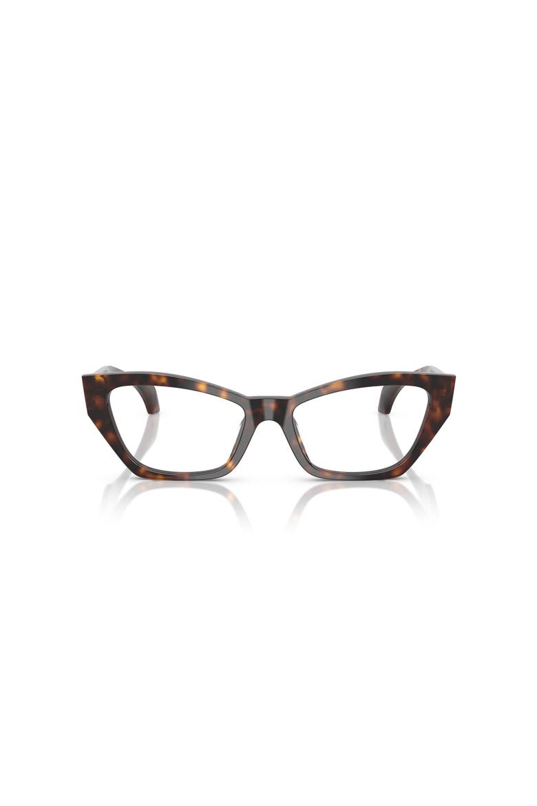 52mm Cat Eye optical glasses, Alternate, color, Brown