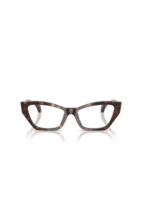 Versace 52mm Cat Eye Optical Glasses In Black