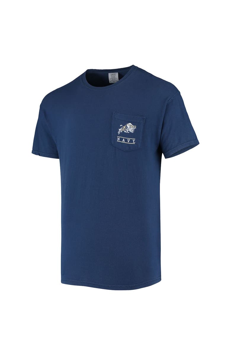 IMAGE ONE Men's Navy Navy Midshipmen Circle Campus Scene T-Shirt, Alternate, color, Navy