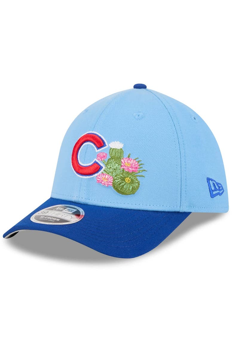 Men's New Era  Light Blue/Royal Chicago Cubs 2026 Spring Training M-Crown 39THIRTY Flex Hat, Alternate, color, Light Blue