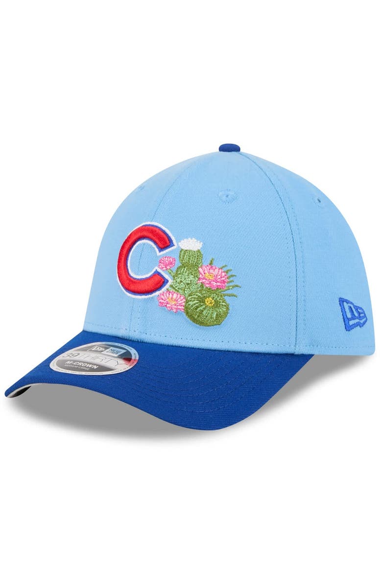 New Era Men's New Era Light Blue/Royal Chicago Cubs 2026 Spring Training M-Crown 39THIRTY Flex Hat, Alternate, color, Light Blue