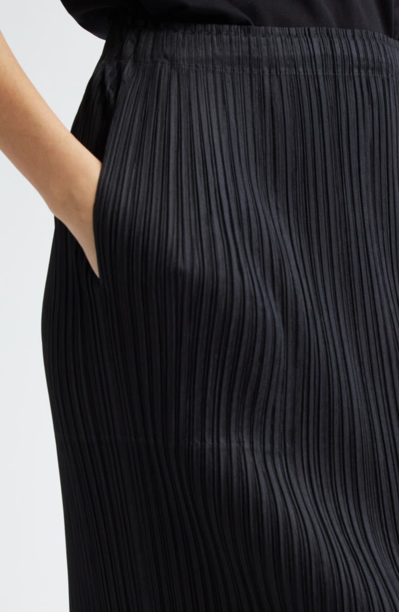 Pleats Please Issey Miyake Pleated Midi Skirt, Alternate, color,