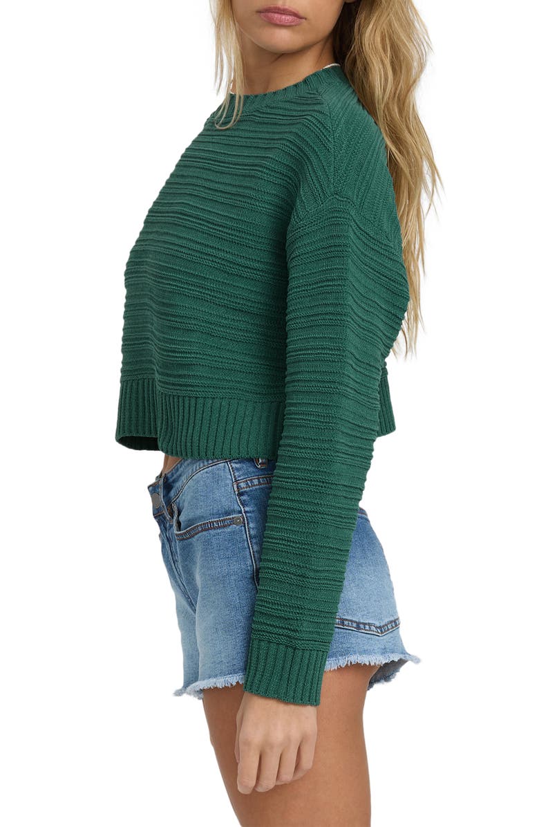 Billabong Evie Crop Sweater, Alternate, color, Aspen Gold