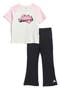 Kids' Varsity Graphic T-Shirt & Flared Leggings Set