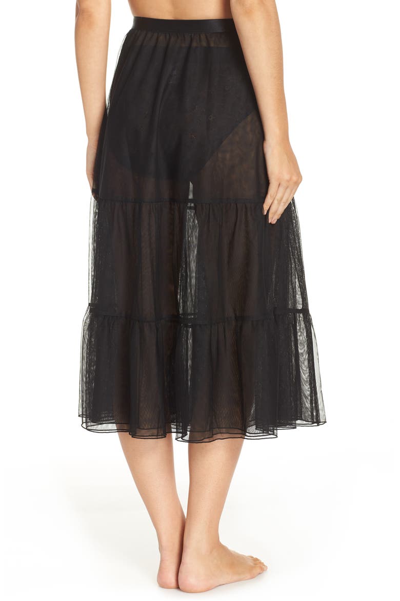 x Atlantic-Pacific Tulle Half Slip, Alternate, color, BLACK