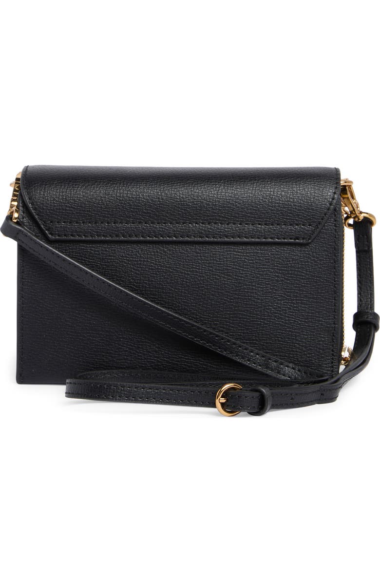KARL LAGERFELD PARIS Lourdes Crossbody Bag, Alternate, color, Black/ Gold