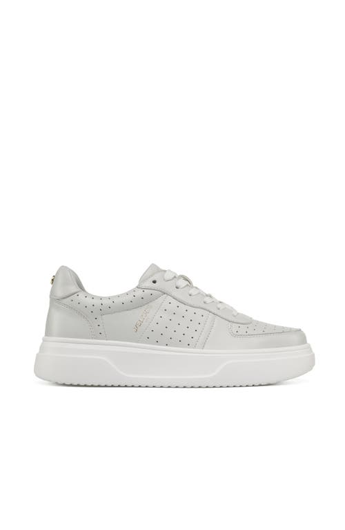 Jslides Footwear Felix Platform Sneaker In White