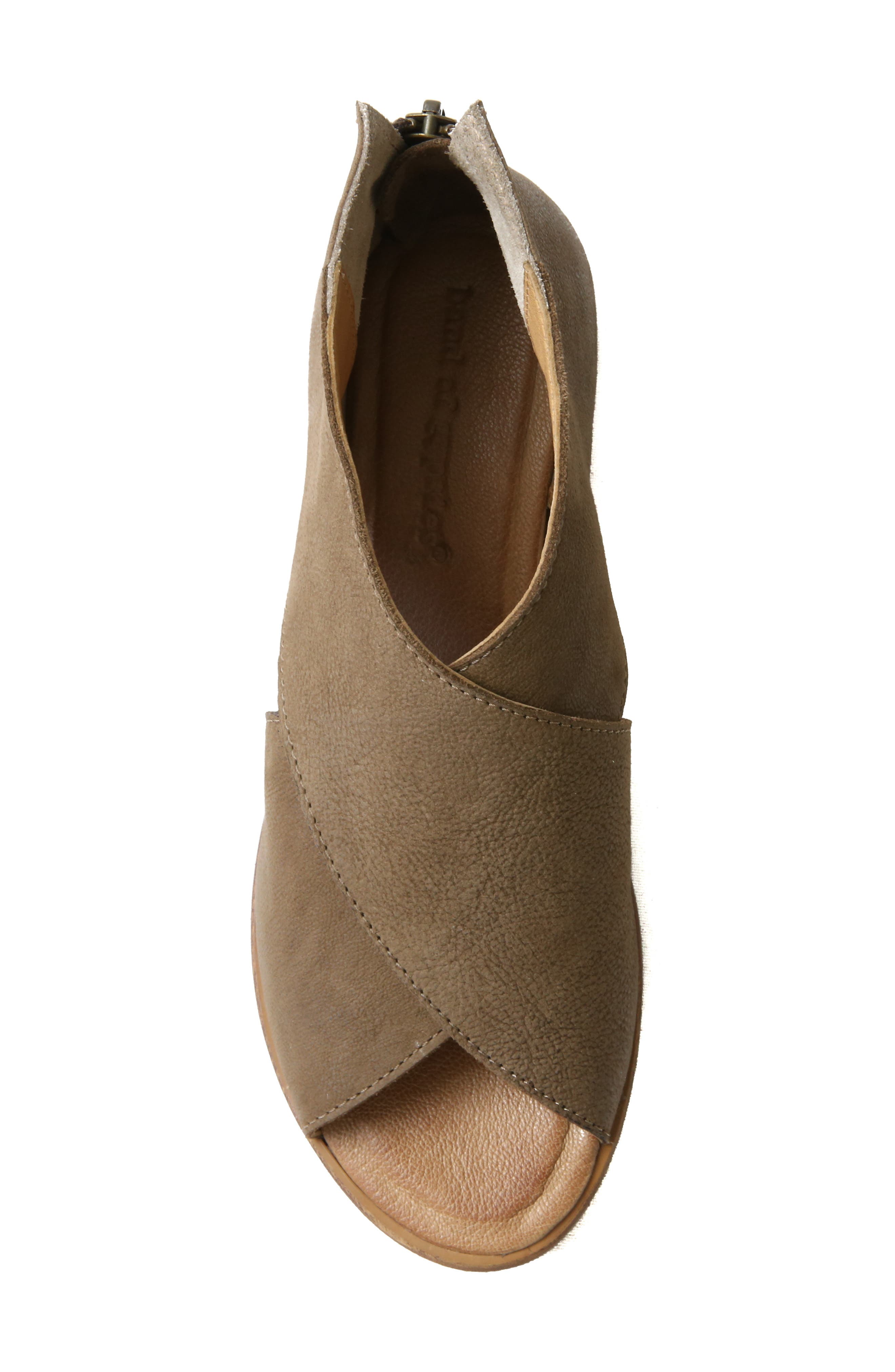 Venice Crossover Sandal, Alternate, color, TAUPE LEATHER