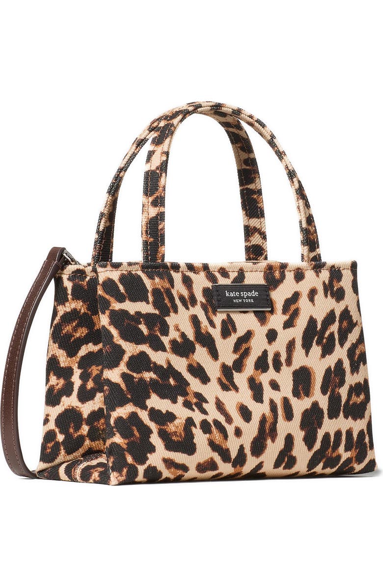 Kate Spade New York mini sam icon canvas crossbody, Alternate, color,