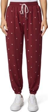 Splendid Love Lounge Embroidered Joggers