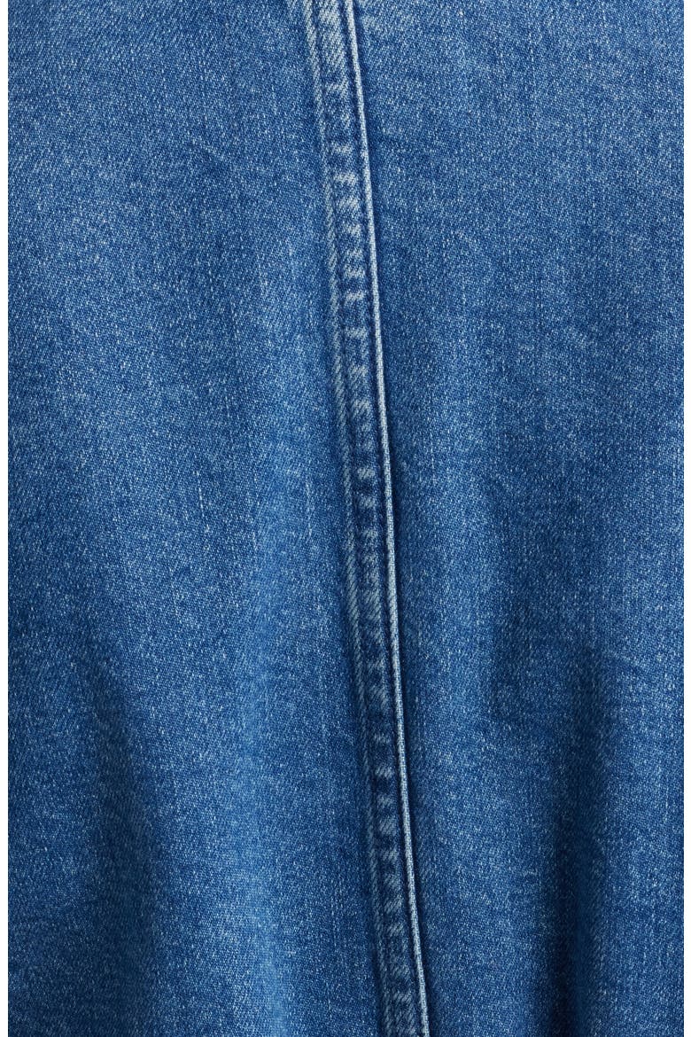 Belted Denim Chore Jacket, Alternate, color, MEDIUM WASH