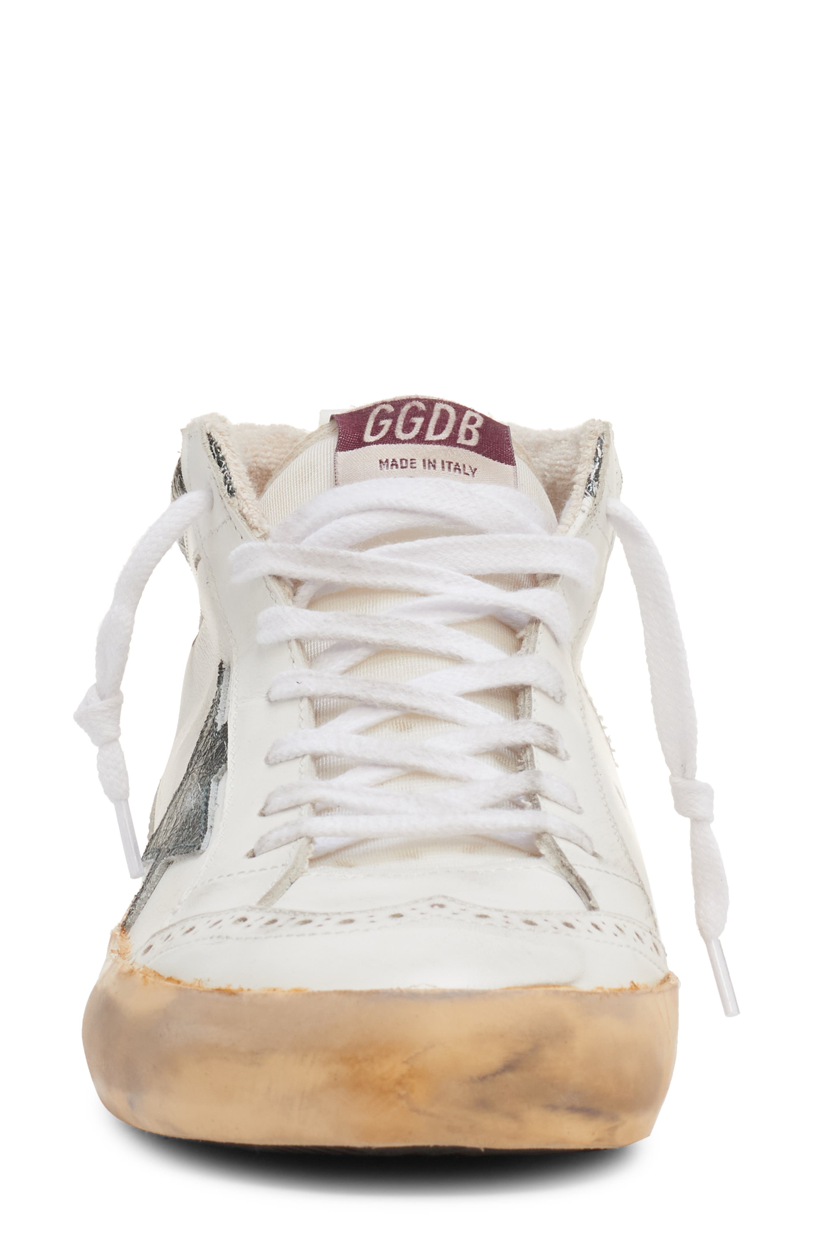 Golden Goose Mid Star Sneaker, Alternate, color, 