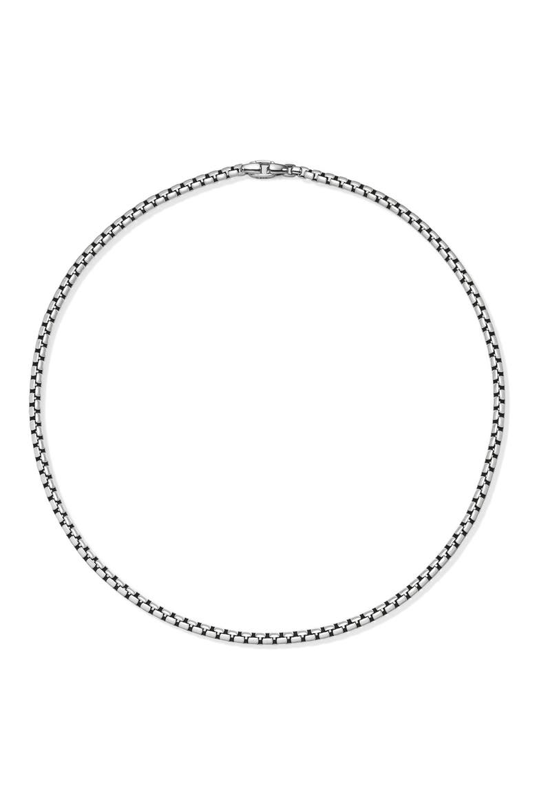 Sterling Silver Box Chain Necklace, 5.2mm, Alternate, color, STERLING SILVER