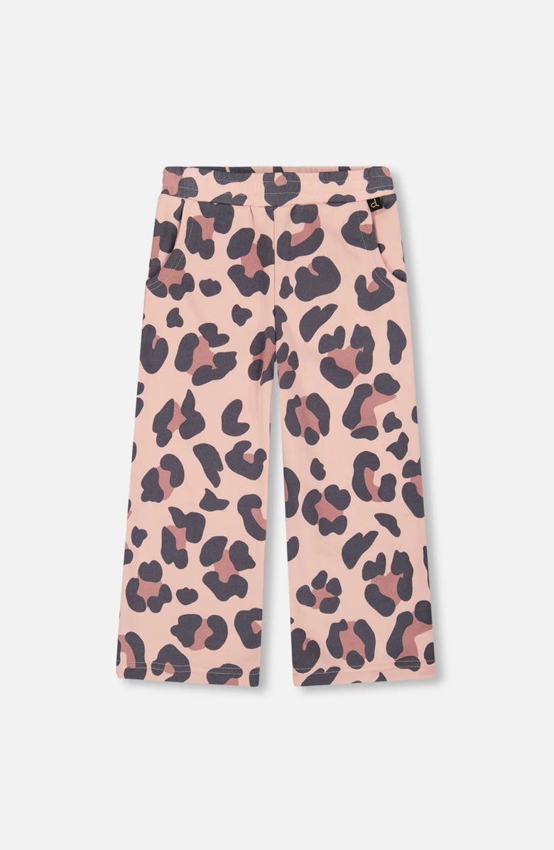 Deux par Deux French Terry Wide Leg Sweatpants, Main, color,