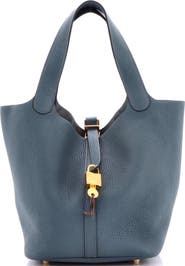 Pre-Owned Hermes Picotin Lock Bag Clemence MM